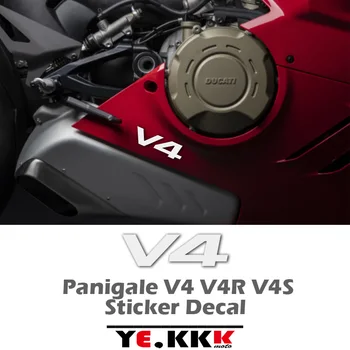 За Ducati Panigale V4 2020 V4s V4r V4sp Защитен Стикер На Обтекател на двигателя Стикер с Логото на V4