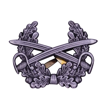 Ретро икона на метални шапки Германската армия Бундесвера в ретро стил