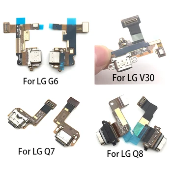 За LG K51 G6 G7 G8 G9 Q7 Q8 V30 V40 V50 Micro USB Зарядно Устройство, Зарядно устройство Конектор Порт за Зареждане на Микрофона Гъвкав Кабел, Резервни Части