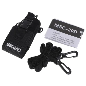MSC-20D Найлон Многофункционална чанта-калъф-Кобур за носене на BaoFeng -5R серия BF-888S TYT Mototrola Преносима Радиостанция
