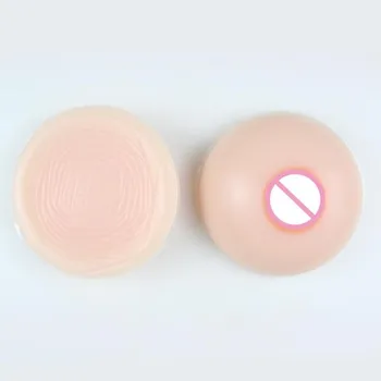 Реалистична транссексуален Фалшиви цици Кръг силиконови гърди, носи етикет за услугата гърдите CD фалшива превръзка на гърдите За травестит, Травестит