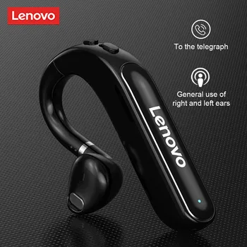 Оригинални Безжични Слушалки Lenovo TW16 Bluetooth 5.0 Слушалки Слушалки С едно Ухо IPX5 Водоустойчив Слушалки С Микрофон (черни)