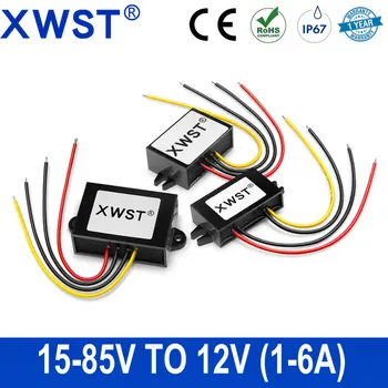 XWST DC Преобразувател на постоянен ток 24 36 48 60 72 80 В 85 до 12 В 1A 3A 2A 4A 5A 6A Модул захранване 12 на Регулатор На напрежение CE, ROSH