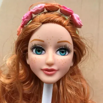 Очила На Очите С Тези Миглите Куклени Глави Цветни Меки Части Кукли Бяла Кожа Аксесоари За Кукли Подарък За Момичета Детски Играчки Фигурки