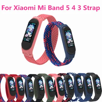 Гривна за Xiaomi Mi Band 5 4 3 Спортен Каишка Взаимозаменяеми Гривна Mi Band 3 4 band5 Каишка за xiaomi Mi Band 4 3 каишка