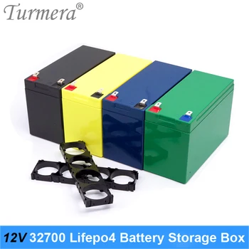 Кутия за съхранение на батерии Turmera 12V 32650 32700 Lifepo4 група 2*1x4 дървен материал за непрекъсваемо захранване на 12 v и на използване на батерията, за да электровелосипеда