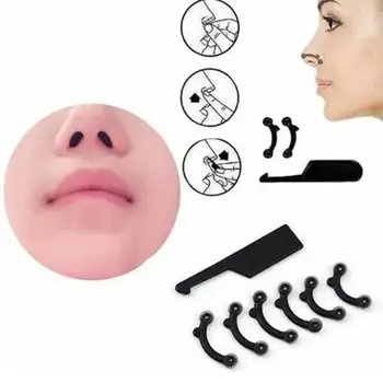 Лек 1 Комплект Универсален Повдигане на Носа Формиращ Ортопедичен Асансьор Мини-Асансьор за носа Отлична Пластичност за Домашна употреба