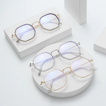 Диоптър -1 -1,5 -2 -2,5 -3 -3,5 -4 Ультралегкие Метални Кръгли Vintage слънчеви Очила за Късогледство, Нови Класически Очила за Късогледство