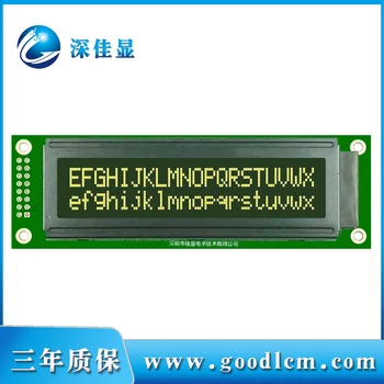 2002A знаков LCD дисплей модул на дисплея 20*02lcm LCD модул HD44780 или ST7066 диск VA черен фон зелени знаци