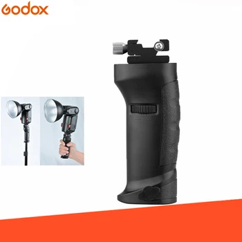 Godox FG-40 имат противоплъзгаща се Дръжка за изравняване на повърхността, Дръжка за флаш с горещ Башмаком, Професионален Притежателя на Огнища на огнища на Godox Speedlite AD200 AD360