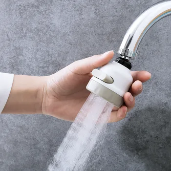 Спрей с кухненски смесител брызгозащищенная накрайник за душ под налягане, увеличена три етапа домакински филтриране прост дизайн