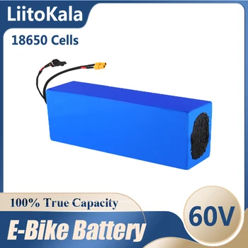 Батерия за электровелосипеда LiitoKala 60V 40Ah 30ah 20ah 25ah 15ah 12ah литиево-йонна батерия комплект за ремонт на велосипеди bafang Защита на висока мощност