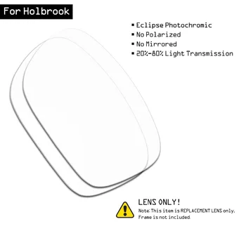 Сменяеми лещи на слънчеви очила SmartVLT за Oakley Holbrook - Eclipse Grey Photochromic