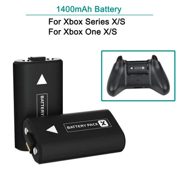 Преносимото батерия за безжичен контролер Xbox Series S/X/Xbox One S/X Elite, акумулаторна батерия Ni-MH батерия с капацитет 1400 mah