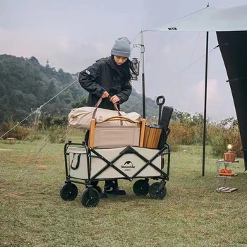 Открит къмпинг количка за лаптоп-сгъваем автомобил camper водачът настоява количка за пикник Лагер Ремарке къмпинг екипировка
