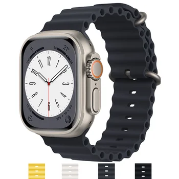 Океански каишка За часовник MT8 N8 DT8 Z8 Z59 Ultra DT7 Max Каишка за часовника 49 мм 45 мм 44 мм Найлонов Гривна Iwatch Series 8 7 SE 6 5 4 Ultra