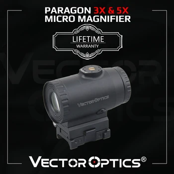 Vector Optics Paragon 3x18 и 5x30 Микро-Лупа Микроразмер IP67 Водоустойчив с Мек монтиране Доживотна Гаранция Подходящ За AR15