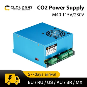 Cloudray 40 W CO2 Лазерен Източник на Захранване M40WT 110/220V за Лазерна Тръба Гравиране Машина За Рязане Модел A
