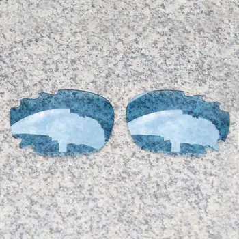 E. O. S Поляризирани Подобрени сменяеми лещи за слънчеви очила Oakley Челюст с вентилация - HD Blue Polarized