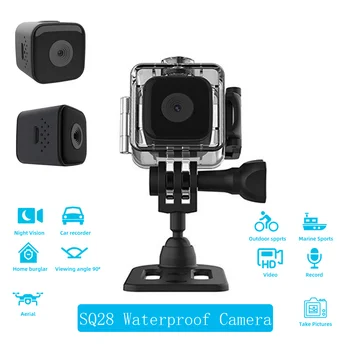 SQ28 Мини Спортна Водоустойчив 30 М Камера Ultra HD 1080P Екшън-Камера Градинска Wifi Мини Камера за Запис на видео Камера за гмуркане около 2 Mp