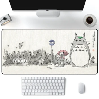 Studio Ghibli Моят Съсед Тоторо Подложка За Мишка Голяма Игри Подложка За Мишка Геймър Подложка За Компютърна Мишка Подложка За Клавиатура Тенис на Подложка За Лаптоп Подложка за мишка