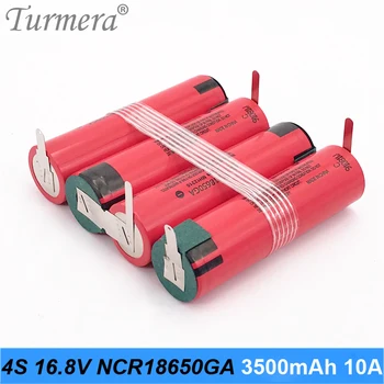 4S 14,4 v 16,8 В NCR18650GA Акумулаторна литиева батерия 3500 mah 10А Ток се прилага за въздушния Дрону и бормашини Отвертке Използвате Turmera
