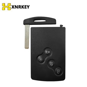 Подмяна на XNRKEY 4 бутона Smart Car Key Shell Дистанционно Управление за Renault Megane Key Shell Аксесоари за Автомобили с Нож VA2