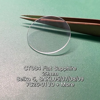 CT084 – Плоски сапфирен кристал – Seiko 5-29 мм