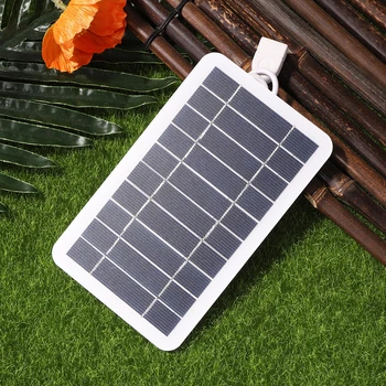 Зарядно батерията банка на слънчевата енергия УСБ най-високата мощност на слънчеви панели УСБ 5V 400мА на открито водоустойчивый слънчев за мобилен телефон