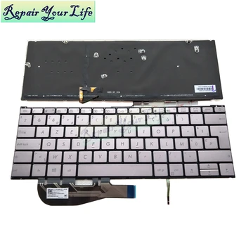 Белгия azerty португалска клавиатура с подсветка за Asus ZenBook 3 UX390UA UX390 BE PO Евро на клавиатури за лаптопи D607BE00 ASM16B9