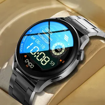 Смарт Часовници За Мъже GPS Тракер NFC ЕКГ Bluetooth Покана за Възпроизвеждане на Музика Спорт Фитнес Гривна Smartwatch За HUAWEI
