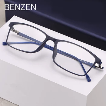 BENZEN Рамки За Очила По Рецепта За Мъже Ultralight TR + Сплав Късогледство Оптични Очила Мъжки слънчеви Очила 5268