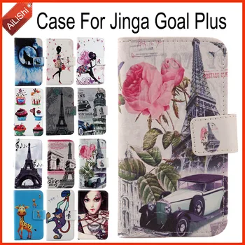 AiLiShi Калъф За Jinga Goal Плюс Луксозен Флип ПУ Оцветени Кожен Калъф Jinga 100% Специален Защитен Калъф За вашия Телефон Кожа + Проследяване