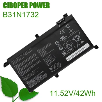 CP Оригинална Батерия за лаптоп B31N1732 11,52 В/42 Wh/3653 ма За Vivobook S14 S430FA-EB021T S430UA-EB015T S4300F Mars15 VX60G