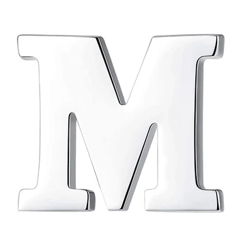 Мъжки Дамски Началната Буква на Английската Азбука С Ревери на Жени Яка Икона Брошки от Неръждаема Стомана за Бизнес Сватбен Подарък На Бала