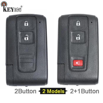 KEYECU за Toyota Prius Подмяна на Смарт Дистанционно на Ключа на Автомобила за Носене на Ключодържател 2 /2+1 Пуговица с неразрезным острие (само обвивка)