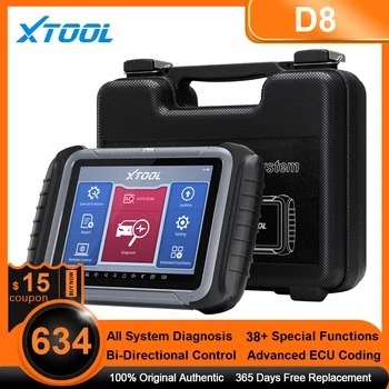 XTOOL D8 Инструмента за Диагностика на 31 + Услуги ECU Кодиращи Скенер Automotivo Двунаправленное Управление CAN OBD2 FD Професионални Инструменти за Безплатен Ъпгрейд