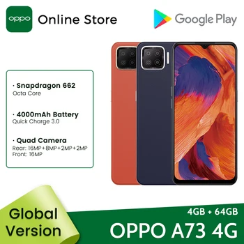 OPPO A73 Глобалната версия на смартфона Snapdragon 662 6,44 