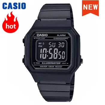 Часовници Casio Малки сребърни часовници мъжки комплект луксозни маркови led цифрови 30 м Водоустойчив Кварцов Спортни Ръчни Часовници relogio masculino B650W