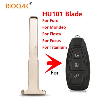 Преносимото Автомобилен Ключ Smart Blade Дистанционно Поставяне на Неизрязаните Празен HU101 Нож За Ford/Mondeo/Fiesta/Focus/Титан Авто Ключ