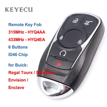 Keyecu Умно Дистанционно Кола Ключодържател за Buick Envision Enclave Regal Sportback HYQ4AA HYQ4EA 13508406 135845 13521090 13506668