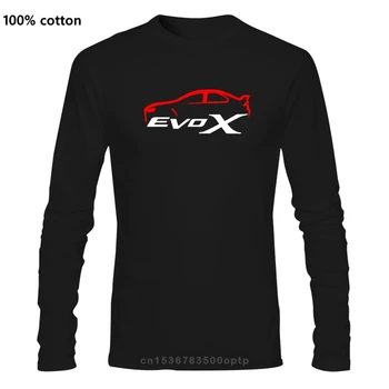 Мъжки Модни Дрехи, Нова Тениска Mitsub Evo X Evolution 10 Lancer Ralliart, Ризи с Дълъг Ръкав
