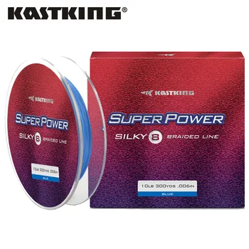 KastKing SuperPower Копринена 8 Товароносимост Ракита риболов линия 6-80LB 100% PE Многофиламентные Оплетка на Въжето за Озерно-Речен Риболов
