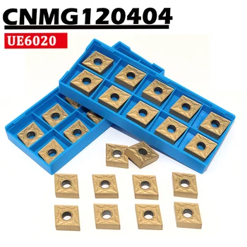 CNMG120404 MA UE6020 Външни Инструменти за Струговане Твердосплавная поставяне CNMG 120404 Струговане на Метални Инструменти Вложки За Стомана